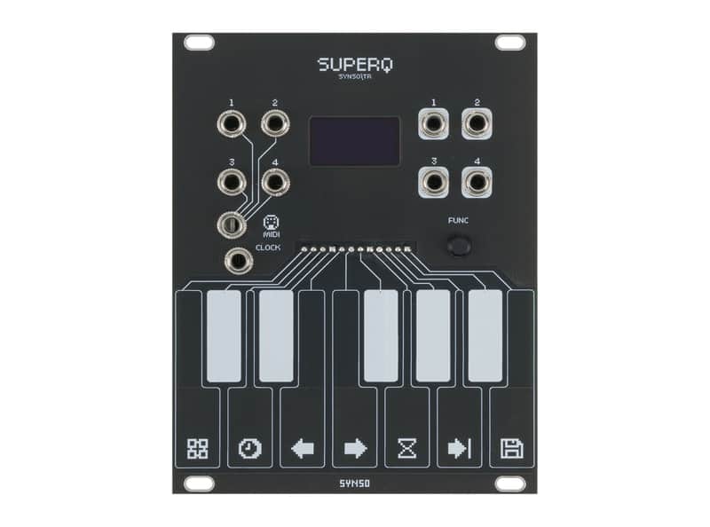 SYNSO SUPERQ Polyphonic Quantized Sequencer (Black) image 1