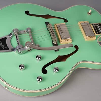 Hofner Thin President E2 - 2009 - Germany - Surf Green w/OHSC image 14