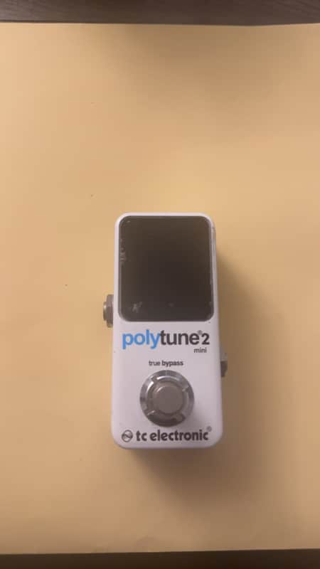 TC Electronic PolyTune 2 Mini Tuning Pedal 2010s - White image 1