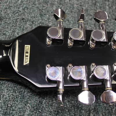1999 Samick Artist Nightingale SW-260 12 String Black Dreadnought Acoustic Guitar image 12