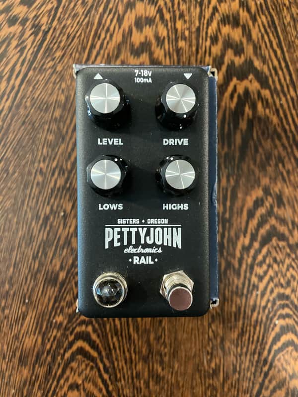 Pettyjohn Electronics Rail Fuzz 2020 - Black image 1