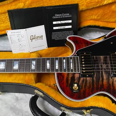 NEW! Gibson Dealer Select Custom Shop Les Paul Custom Monster Quilt - Pearl Black Burst - Authorized Dealer - WOW! 10lbs - G07377 image 13