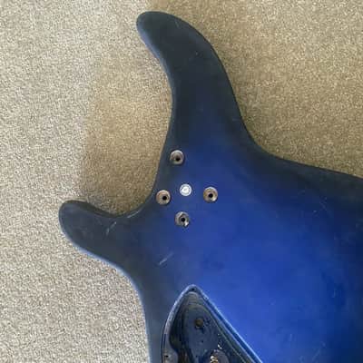 Blue Burst 4/6 String Electric Bass Guitar Body image 13