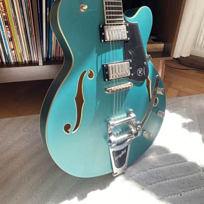 Reverend Pete Anderson PA-1 Custom HB 2010s - Satin Deep Sea Blue image 2