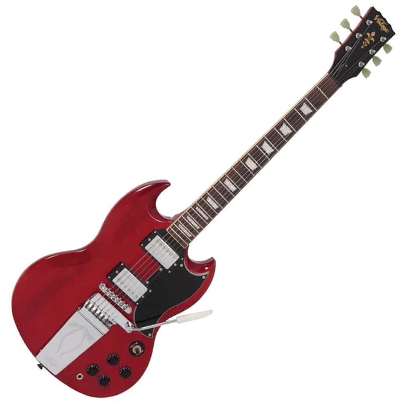 Vintage VS6VCR ReIssued - Vibrola Tailpiece - Cherry Red image 1