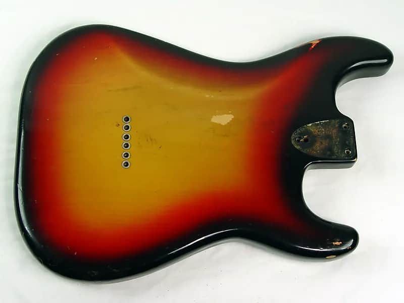 Fender Stratocaster Hardtail Left-Handed 3-Bolt Body 1971 - 1977 image 2