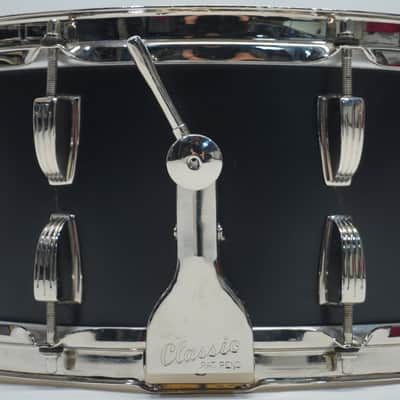WFL 14"x 6.5" SNARE DRUM 1950s BLACK FINISH-14" x 6.5" image 11