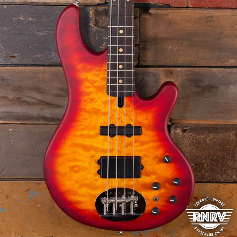 Lakland Skyline 44-02 Deluxe Satin Cherry SB, Rosewood B-Stock image 1