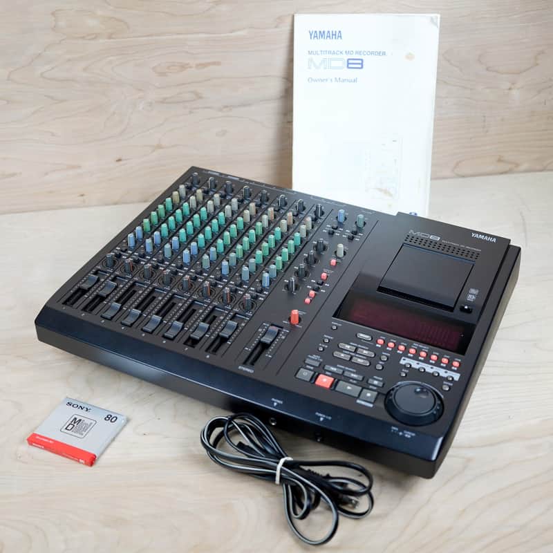 Yamaha MD8 Multitrack MD Recorder 1999 w/ Minidisc, Manual | Reverb UK