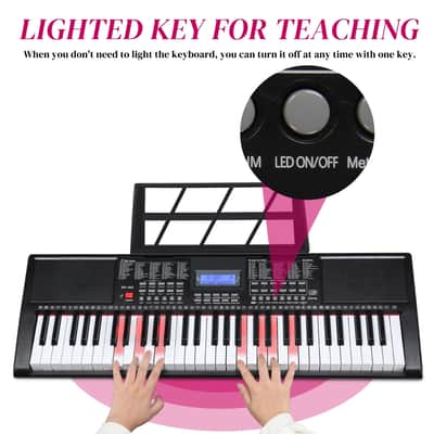 Glarry GEP-105 61-Key Portable Electronic Piano Keyboard image 2