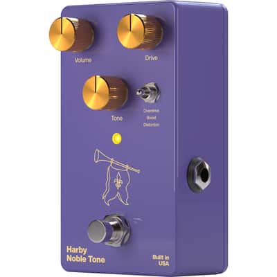 Harby Pedals Noble Tone Overdrive / Boost / Distortion Guitar Pedal image 2
