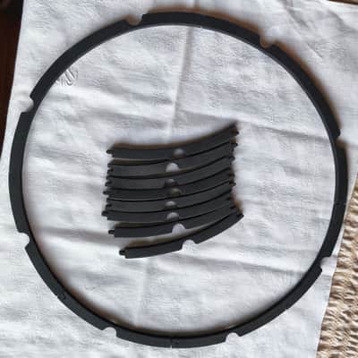 2 brand new sets of 15" speaker foam rubber gaskets for speaker with 8 mounting holes image 7
