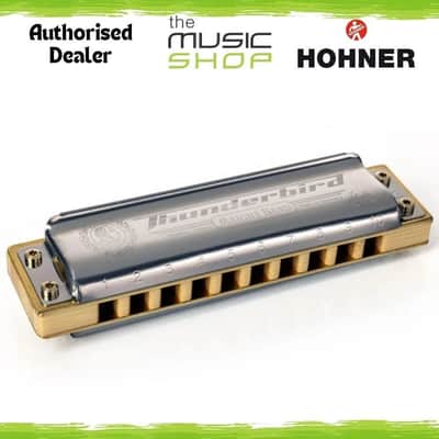 Hohner Marine Band Thunderbird 10 Hole Diatonic Harmonica, Low F - M201116 image 1
