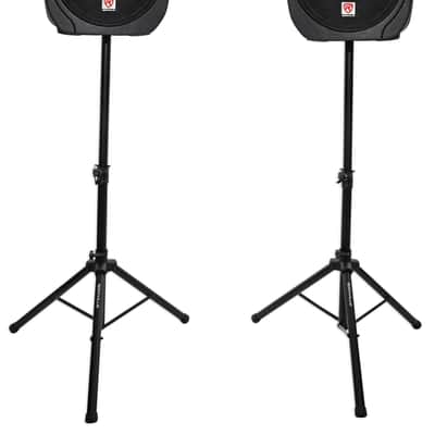 Rockville RPG2X15 Package PA System Mixer/Amp+15" Speakers+Stands+Mics+Bluetooth image 2