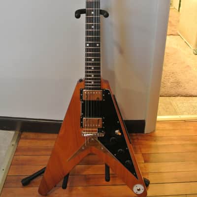 Custom Handmade Blank Flying V Bonamassa "Amos" inspired - Tracy Cox craftsmanship - with hard case image 10