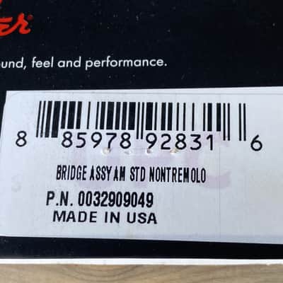 Real Life Relics Fender® Aged American STD Hardtail Bridge  0032909049    [BE8] image 3