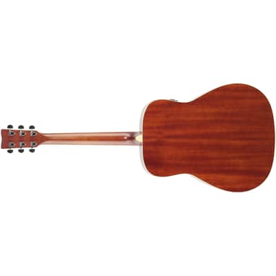 Yamaha FG-TA TransAcoustic Dreadnought Acoustic-Electric Guitar w/ Chorus and Reverb - Vintage Tint image 6