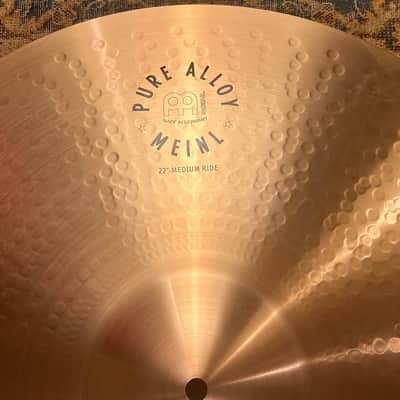 Immaculate DARK Meinl PURE ALLOY 22” Medium Ride 2738 g MINT IN BAG image 3