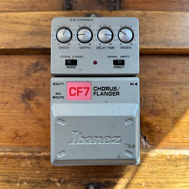 Ibanez CF7 Chorus / Flanger 2000s - Gray image 1