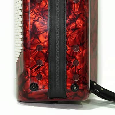 Cantulia Senorita 72 Bass Accordion, Rare Old German Piano Accordian, New Straps, 2367, Keyboard Accordion Instrument, Rich and Bright Sound image 9