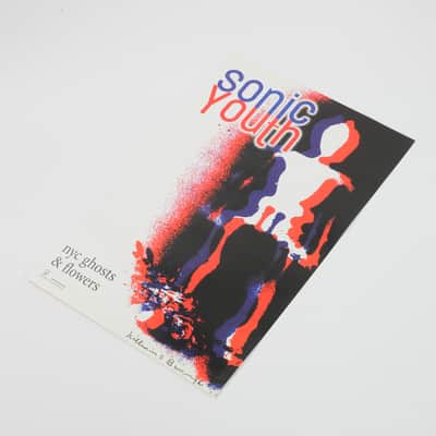 Sonic Youth Nyc Ghosts and Flowers Poster 11"x17" Owned by Sonic Youth image 2