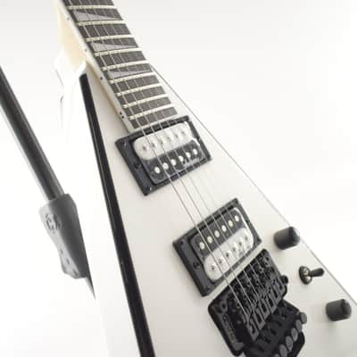 Jackson JS Series JS32 King V with Amaranth Fretboard 2023 White with Black Bevels image 6
