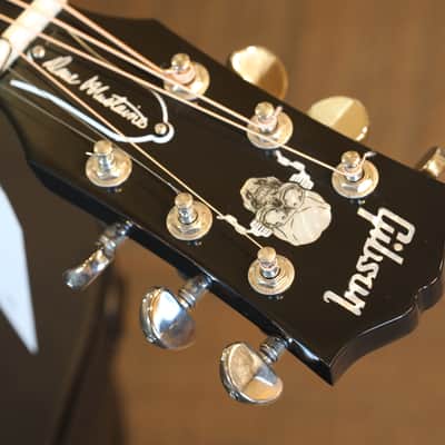 2022 Gibson Dave Mustaine Signature Songwriter Acoustic Guitar Black Ebony + COA OHSC image 11