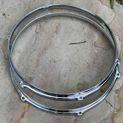 New (2) Gretsch 302 Tom Hoop Pair 13" 6-Hole G30213 6-Lug Rim image 5