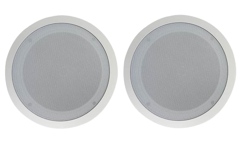 2 Rockville CC80T White 8" Commercial 70v Ceiling Speakers For Restaurant\Bar image 1