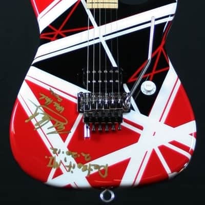 Charvel EVH Art Series Tour 2012 - Van Halen Striped and Stage Played Guitar image 2