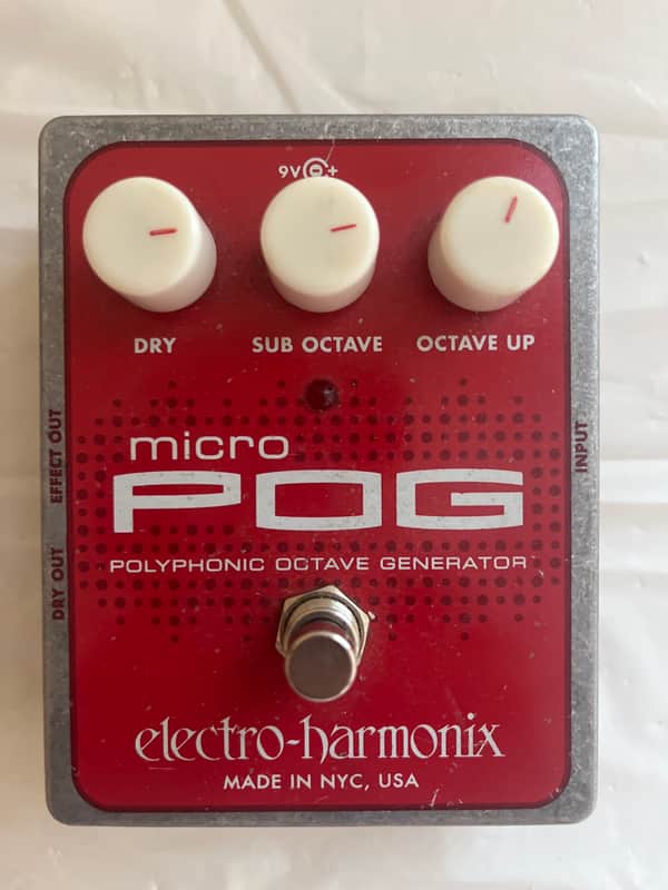Electro-Harmonix Micro POG Polyphonic Octave Generator 2007 - Present - Red / Gray image 1