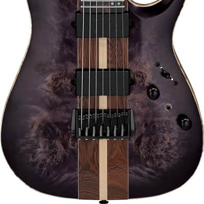 Mint Ibanez RGA Premium 7str Electric Guitar Deep Twilight Burst Low Gloss w/Bag image 2