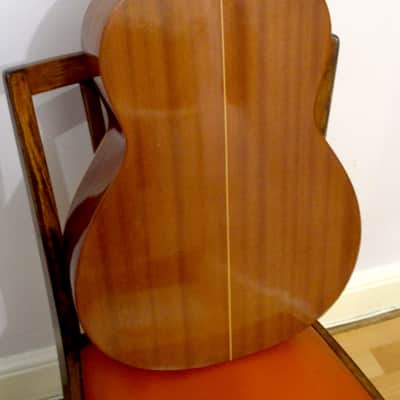hand made solid cedar top vintage classical Spanish guitar new set up *bone nut and saddle* image 13