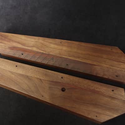 Akai AX80 Synthesizer American Walnut Side Panels image 4
