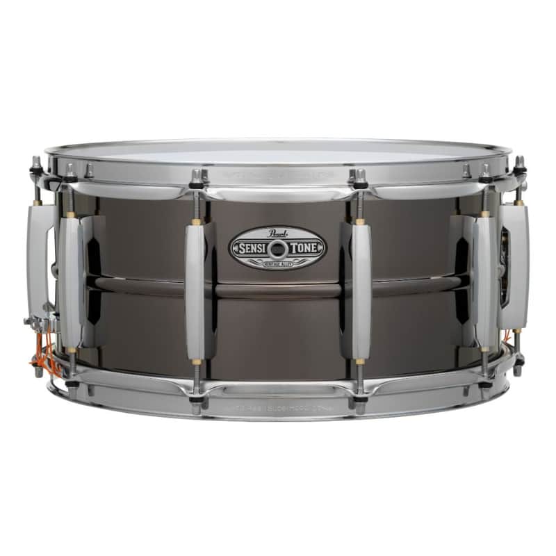 Pearl STH1465BR Sensitone Heritage Alloy Black/Brass 14x6.5" Snare Drum 2021 image 1