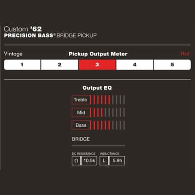 Fender Custom Shop '62 Precision Bass® Pickup, Black, 0992214000 image 3