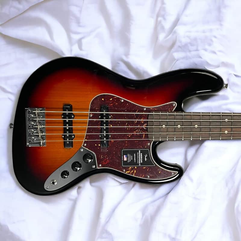 Fender AM Pro II Jazz (5), 3-Tone Sunburst / Rosewood *IN STOCK* image 1