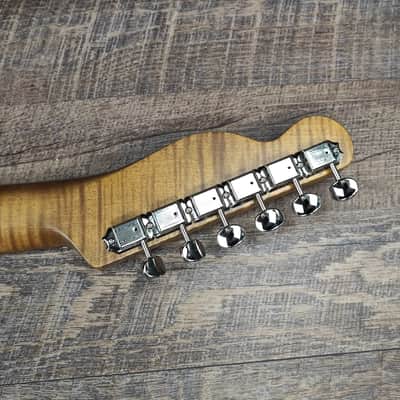 MyDream Partcaster Custom Built - Torch-burned Pinecaster Hepcat 55 image 8