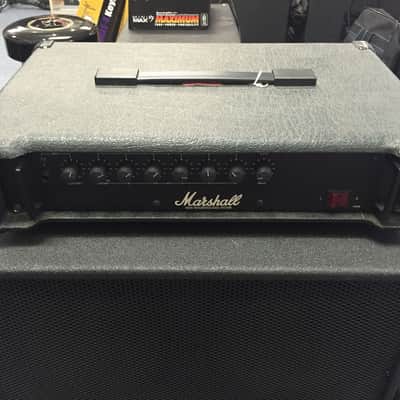 Marshall 3510 100 watt Integrated Bass Amp head Vintage 1980's Black image 9