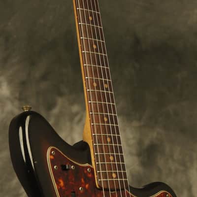 all original 1965 Fender Jazzmaster Sunburst clay dots, January of '65 image 9