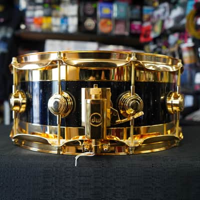 DW USA Collector's Series R30 "Starman" Neil Peart Signature Edge 6x14" Icon Snare Drum image 8