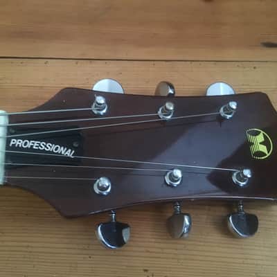 1980s Hondo  Professional H-1010 Double Cut Electric Guitar Japan Matsumoku image 4