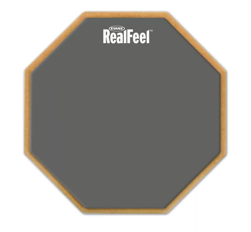 Evans 12" RealFeel Speed Practice Pad Grey image 1