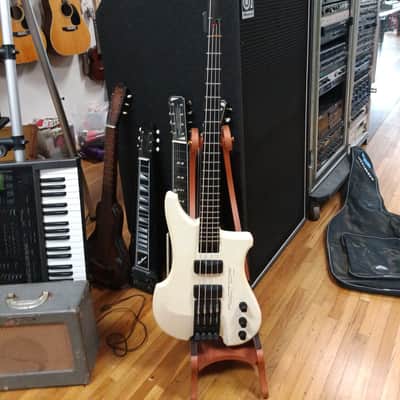 Kubicki X Factor 4 String Bass 1985 - White (1st one sold #24) image 1