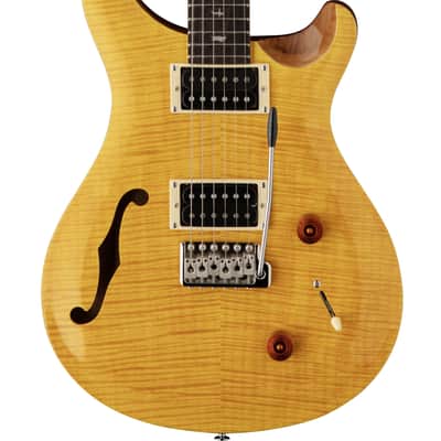 PRS SE Custom 22 Semi-Hollow Santana Yellow image 5
