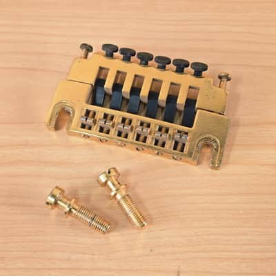 RARE Schaller 456 Gibson LP SG Fine Tuning Bridge Tailpiece Gold Iommi Old Boy image 2