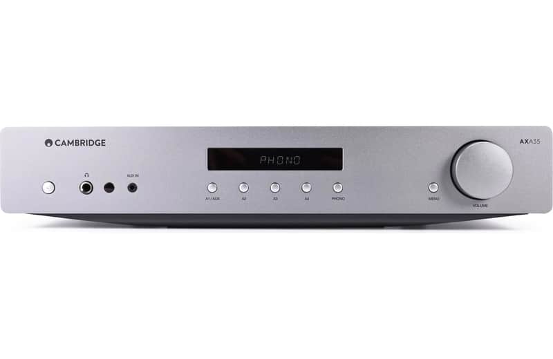 Cambridge Audio AXA35 Integrated Stereo Amplifier with Built-in Phono-Stage, Gray