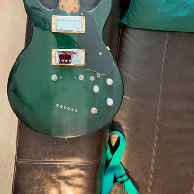 Kramer / Vaccaro Body Green Mahogany String Through Prototype image 3