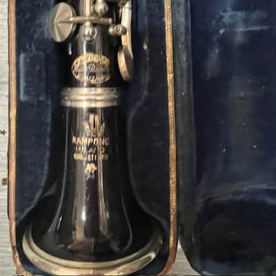 Antique Rampone Brevettato clarinet 1900 - Grenadilla wood image 12