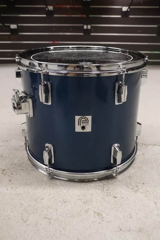 Percussion Plus 12X14 Rack Tom Drum Blue image 1